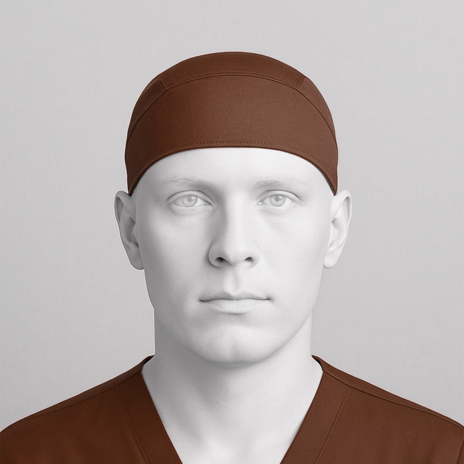 MOCHA BROWN SCRUB CAP - Ultra Lite Fabric MKZ279