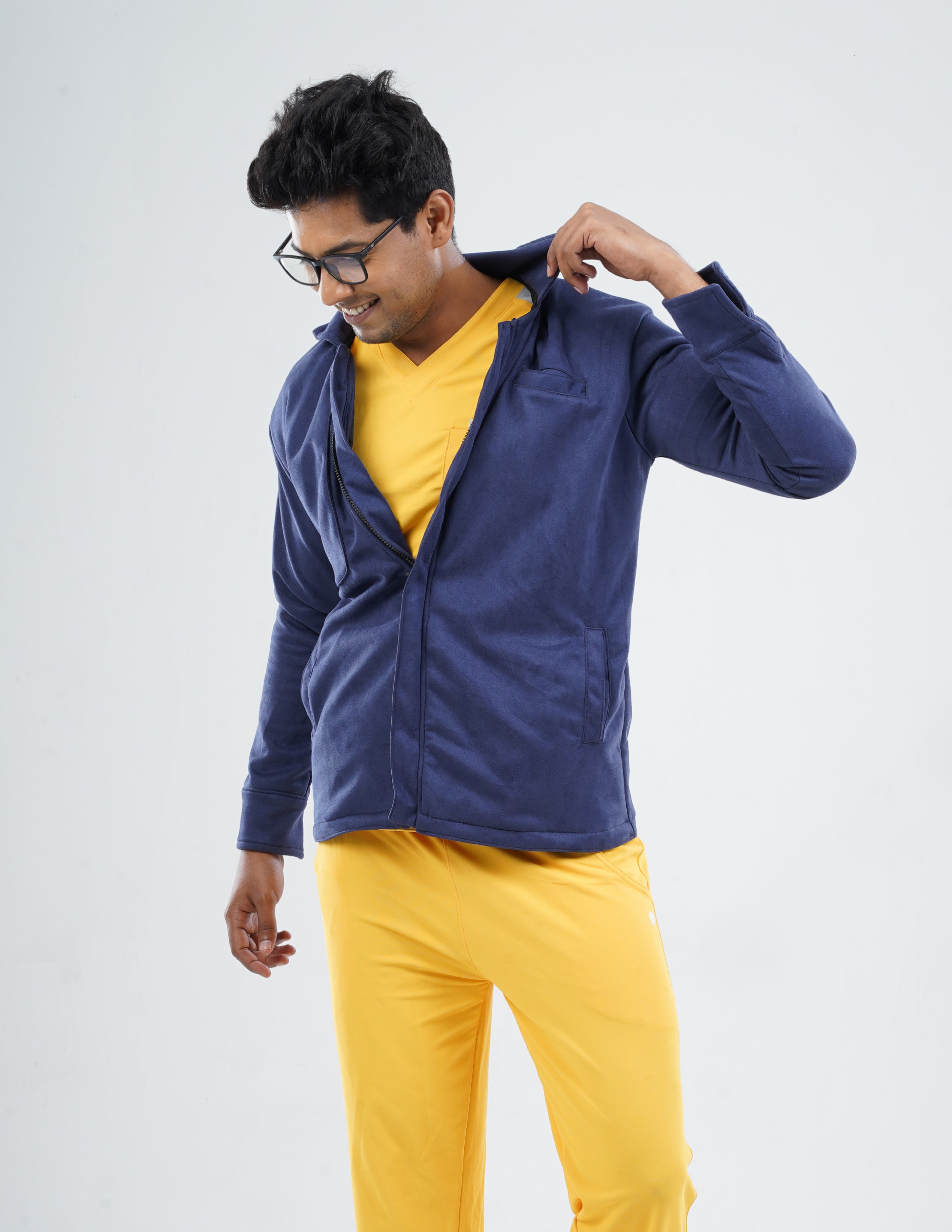 ROYAL JACKETS - VELVET BLUE / MALE - 6 POCKETS MKZ261