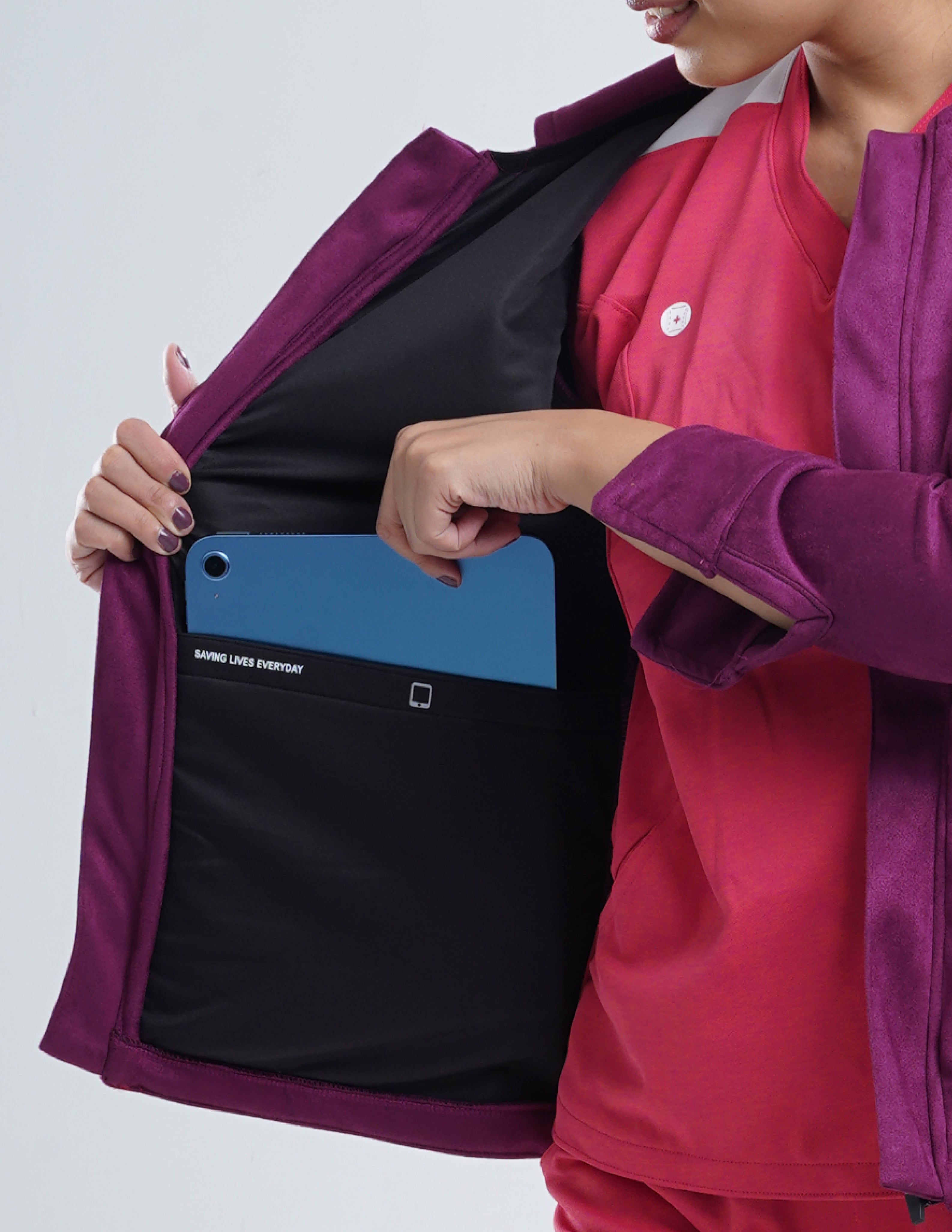 ROYAL JACKETS - VELVET PINK / FEMALE - 5 POCKETS MKZ256