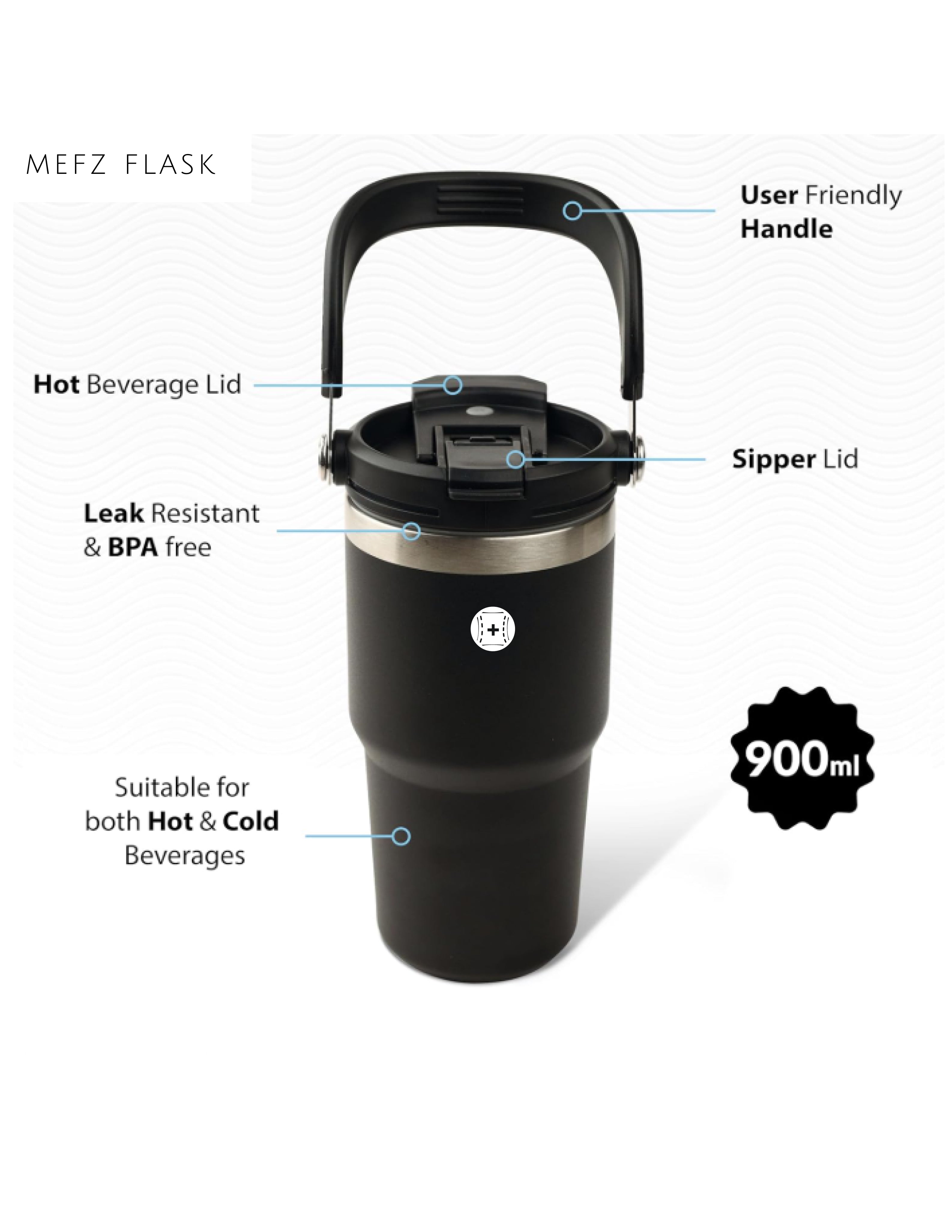 MEFZ FLASK / BLACK MKZ282