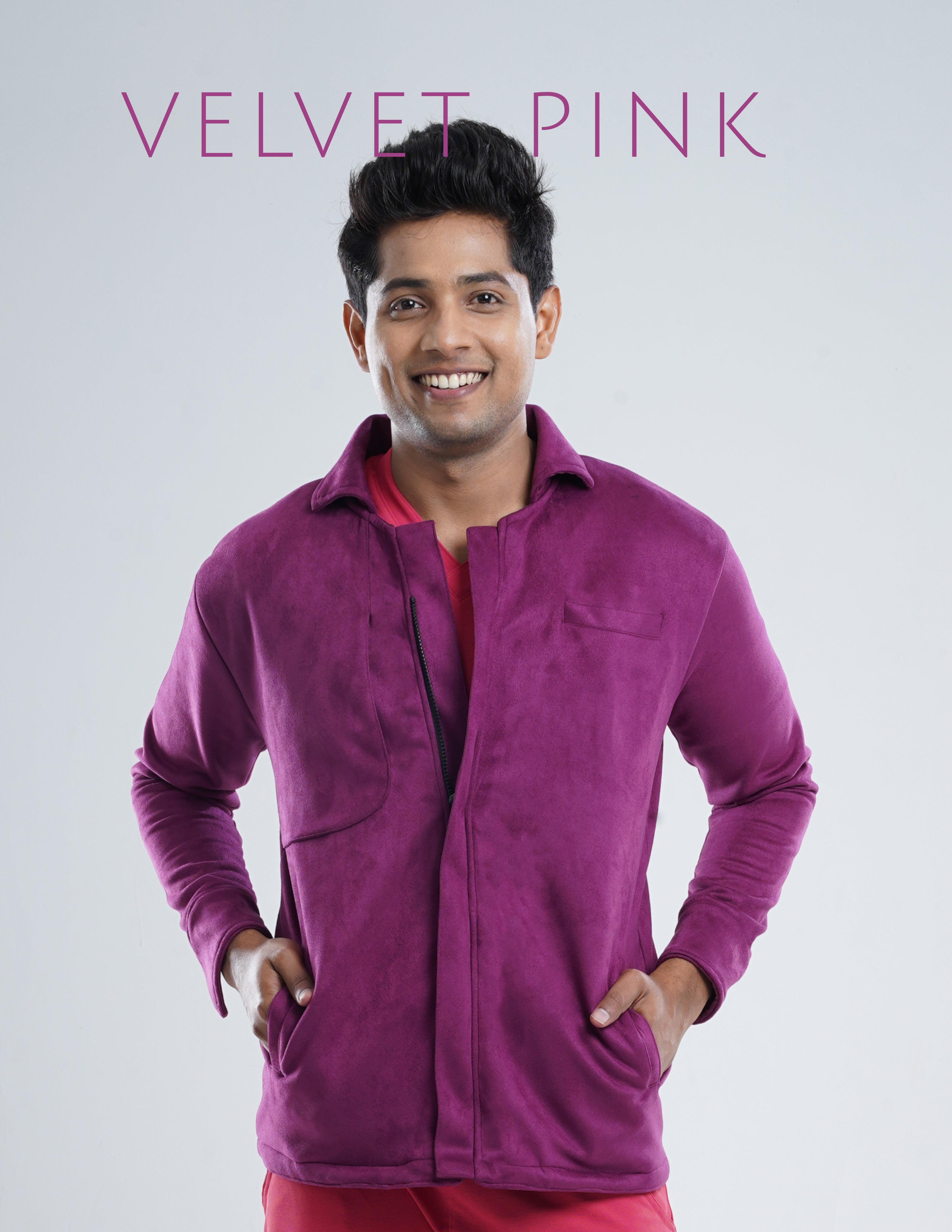 ROYAL JACKETS - VELVET PINK / MALE - 6 POCKETS MKZ263