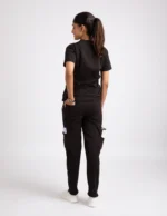 COD – Non Customized Luxury Scrubs Medical Vanta Black (Female Pant) - Image 4