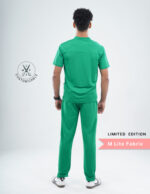 Customizable TECTOGREEN LIMITED EDITION - MLite Fabric / V Neck / Straight Pant / 2 way Stretch(MaleFullset) MKZ153 - Image 4