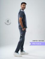 Customizable ANCHOR GREY LIMITED EDITION - PRO Fabric / V Neck / Straight Pant / 4 way Stretch(MaleFullset) MKZ135 - Image 5
