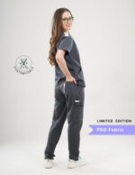 Customizable ANCHOR GREY LIMITED EDITION - PRO Fabric / V Neck / Straight Pant / 4 way Stretch(FemaleFullset) MKZ8 - Image 5