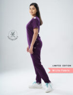Customizable Merlot Wine LIMITED EDITION - MLite Fabric / V Neck / Straight Pant / 2 way Stretch(FemaleFullset) MKZ18 - Image 6