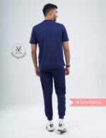 Customizable ORLIN NAVY - MLite Fabric / V NECK / Jogger Pant / 2 way Stretch(MaleFullset) MKZ158 - Image 4