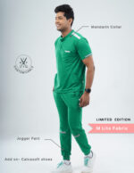 Customizable TECTOGREEN LIMITED EDITION - MLite Fabric / MANDARIN COLLAR / Jogger Pant / 2 way Stretch(MaleFullset) MKZ156 - Image 2