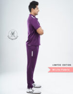 Customizable MERLOT WINE LIMITED EDITION - MLite Fabric / Mandarin Collar / Straight Pant / 2 way Stretch(MaleFullset) MKZ149 - Image 4