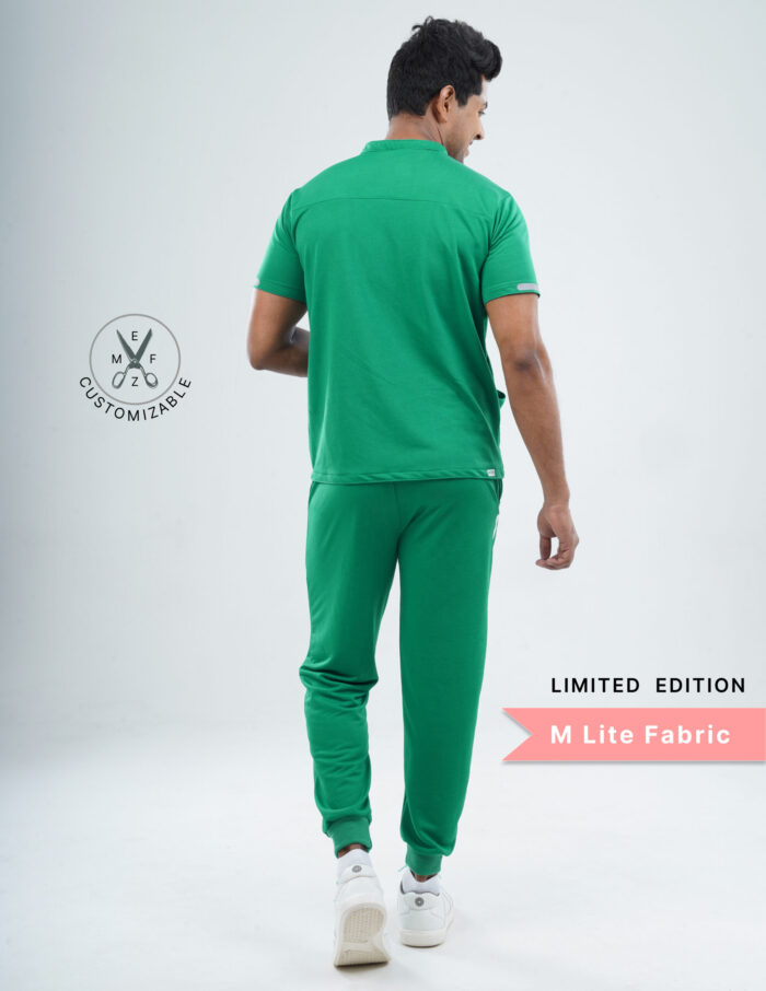 Customizable TECTOGREEN LIMITED EDITION - MLite Fabric / MANDARIN COLLAR / Jogger Pant / 2 way Stretch(MaleFullset) MKZ156 - Image 4