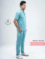 Customizable HYLORA TEAL LIMITED EDITION - MLite Fabric / Mandarin Collar / Straight Pant / 2 way Stretch(MaleFullset) MKZ173 - Image 5
