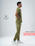 Customizable FERIL OLIVE LIMITED EDITION - MLite Fabric / Mandarin / Jogger Pant / 2 way Stretch(MaleFullset) MKZ180 - Image 5