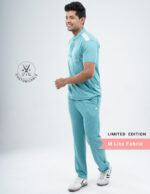 Customizable HYLORA TEAL LIMITED EDITION - MLite Fabric / Mandarin Collar / Straight Pant / 2 way Stretch(MaleFullset) MKZ173 - Image 6