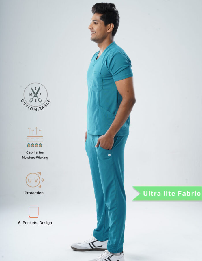Customizable AQUABLAZE - Ultra Lite Fabric / V Neck / Jogger Pant / 2 way Stretch(MaleFullset) MKZ194 - Image 3