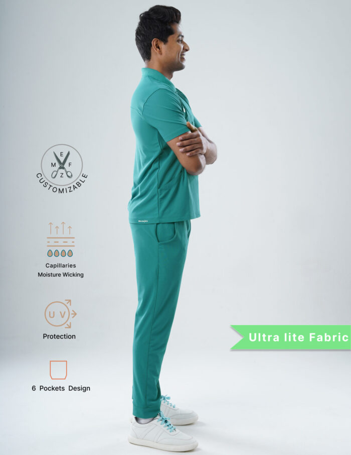 Customizable AQUABLAZE - Ultra Lite Fabric / Polo Collar / Jogger Pant / 2 way Stretch(MaleFullset) MKZ202 - Image 3
