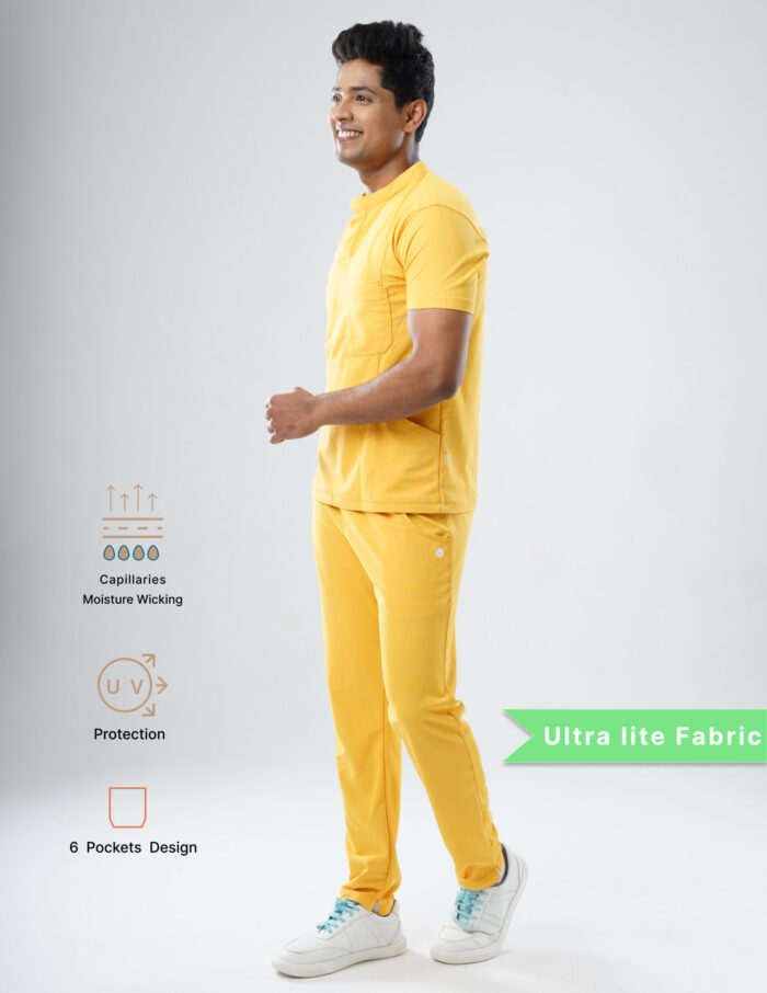 Customizable YEL LOVE - Ultra Lite Fabric / Mandarin / Straight Pant / 2 way Stretch(MaleFullset) MKZ235 - Image 3