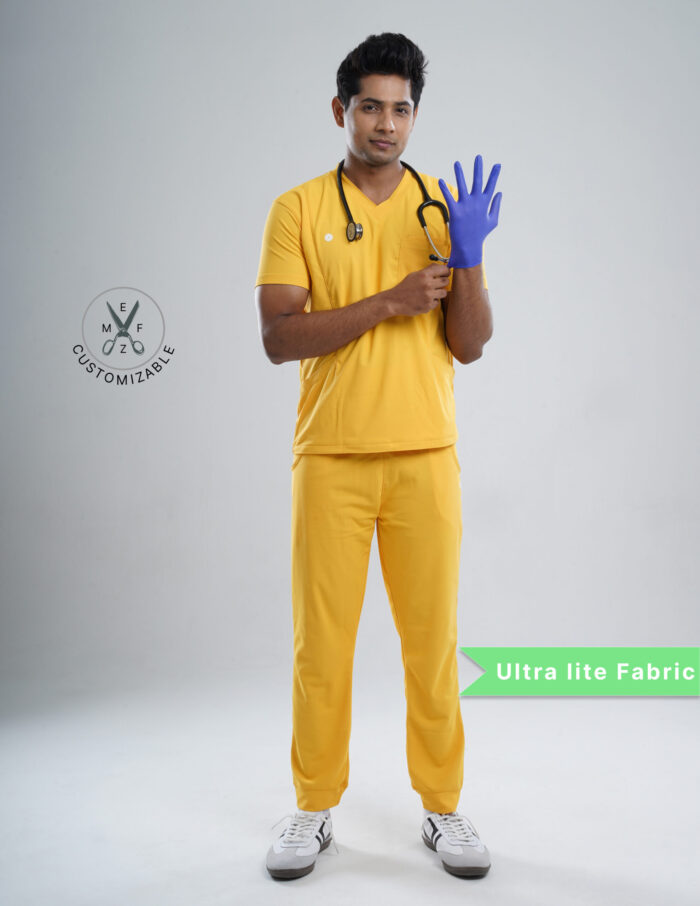 Customizable YEL LOVE - Ultra Lite Fabric / V Neck / Jogger Pant / 2 way Stretch(MaleFullset) MKZ230 - Image 5
