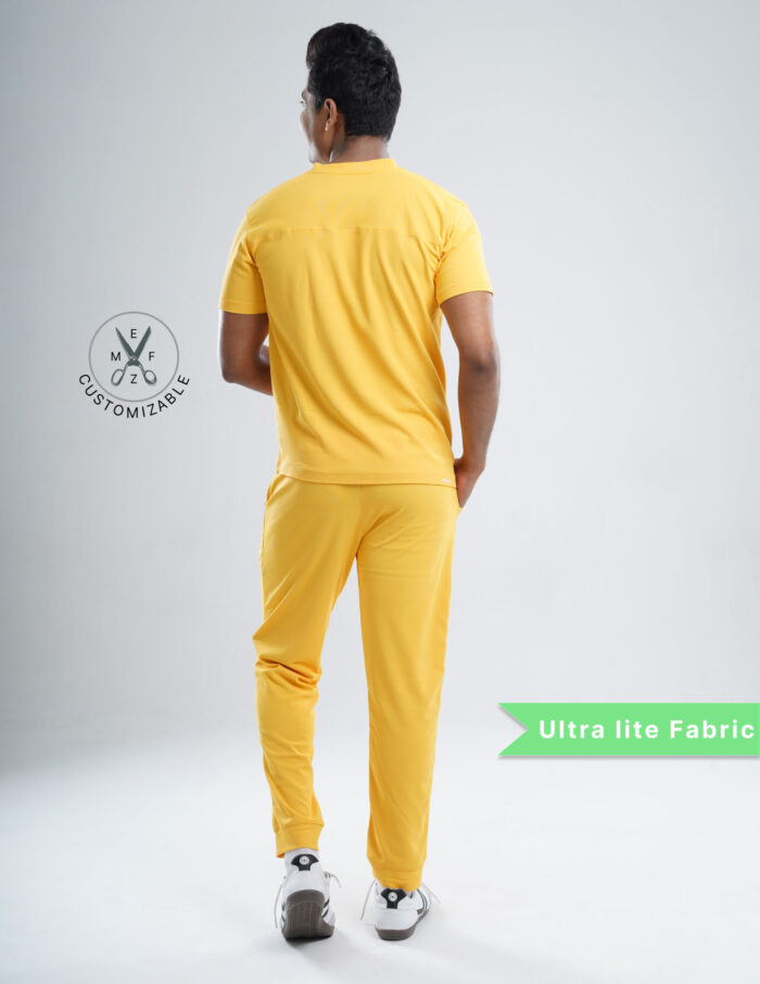 Customizable YEL LOVE - Ultra Lite Fabric / V Neck / Jogger Pant / 2 way Stretch(MaleFullset) MKZ230 - Image 4