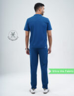 Customizable COSMIC BLUE - Ultra Lite Fabric / Mandarin Collar / Straight Pant / 2 way Stretch(MaleFullset) MKZ187 - Image 4