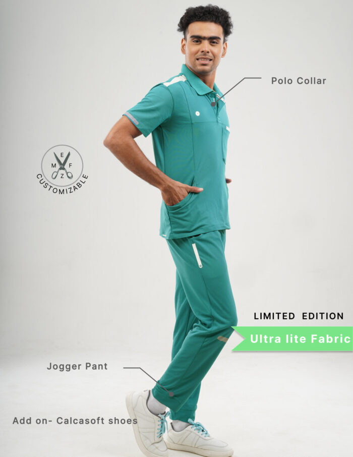 Customizable AQUABLAZE LIMITED EDITION - Ultra Lite Fabric / Polo Collar / Jogger Pant / 2 way Stretch(MaleFullset) MKZ204 - Image 2