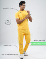 Customizable YEL LOVE LIMITED EDITION - Ultra Lite Fabric / Mandarin / Jogger Pant / 2 way Stretch(MaleFullset) MKZ236 - Image 2