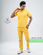 Customizable YEL LOVE LIMITED EDITION - Ultra Lite Fabric / Mandarin / Jogger Pant / 2 way Stretch(MaleFullset) MKZ236 - Image 5