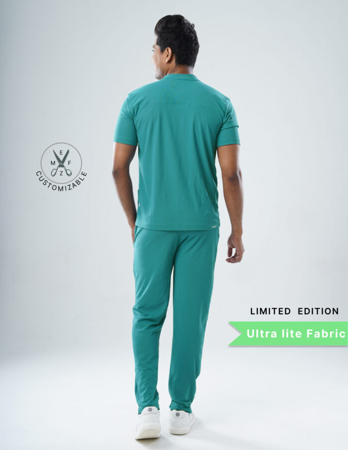 Customizable AQUABLAZE LIMITED EDITION - MLite Fabric / V Neck / Straight Pant / 2 way Stretch(MaleFullset) MKZ197 - Image 4