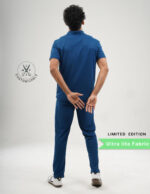 Customizable COSMIC BLUE LIMITED EDITION - Ultra Lite Fabric / Polo Collar / Straight Pant / 2 way Stretch(MaleFullset) MKZ193 - Image 4