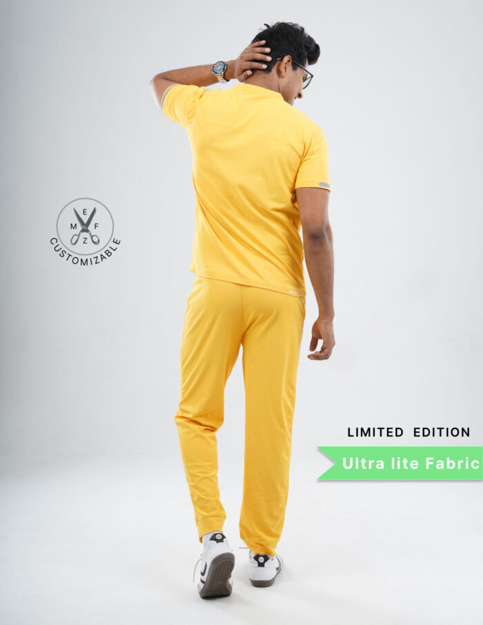 Customizable YEL LOVE LIMITED EDITION - Ultra Lite Fabric / Mandarin / Jogger Pant / 2 way Stretch(MaleFullset) MKZ236 - Image 4