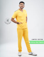 Customizable YEL LOVE CAMOUFLAGE EDITION - MLite Fabric / V Neck / Straight Pant / 2 way Stretch(MaleFullset) MKZ255 - Image 5