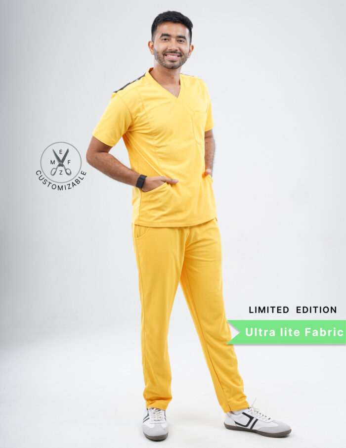 Customizable YEL LOVE CAMOUFLAGE EDITION - MLite Fabric / V Neck / Straight Pant / 2 way Stretch(MaleFullset) MKZ255 - Image 5