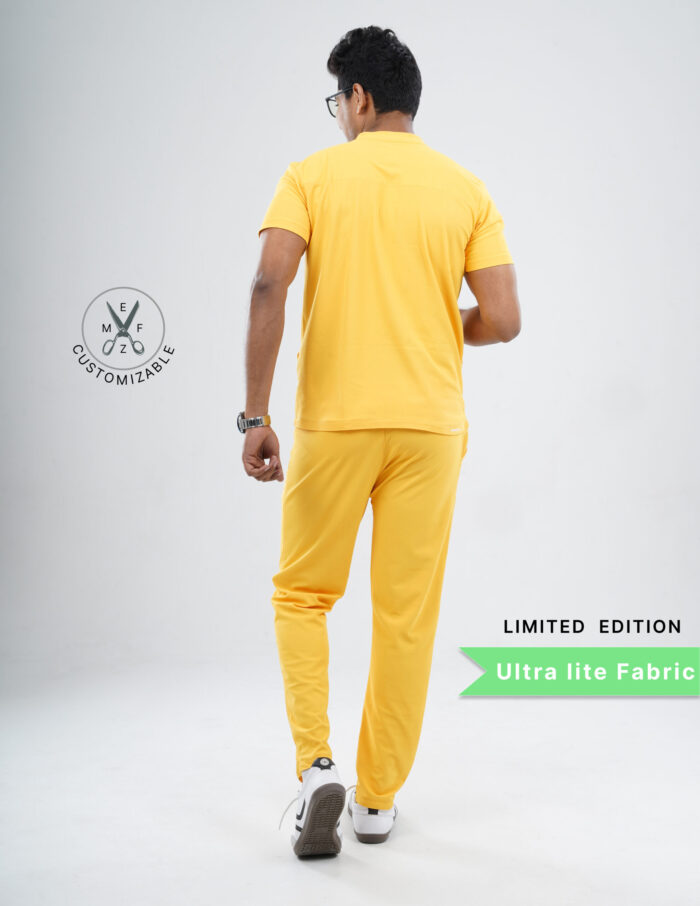 Customizable YEL LOVE LIMITED EDITION - MLite Fabric / V Neck / Straight Pant / 2 way Stretch(MaleFullset) MKZ233 - Image 4