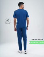 Customizable COSMIC BLUE LIMITED EDITION - Ultra Lite Fabric / V Neck / Jogger Pant / 2 way Stretch(MaleFullset) MKZ184 - Image 4
