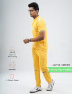 Customizable YEL LOVE LIMITED EDITION - Ultra Lite Fabric / Mandarin / Jogger Pant / 2 way Stretch(MaleFullset) MKZ236 - Image 3