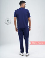 Quick Delivery | CHENNAI | Customizable ORLIN NAVY - MLite Fabric / V Neck / Straight Pant / 2 way Stretch(MaleFullset) MKZ298 - Image 4