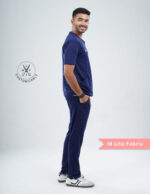 Quick Delivery | CHENNAI | Customizable ORLIN NAVY - MLite Fabric / V Neck / Straight Pant / 2 way Stretch(MaleFullset) MKZ298 - Image 5