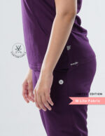 Customizable Merlot Wine LIMITED EDITION - MLite Fabric / V Neck / Straight Pant / 2 way Stretch(FemaleFullset) MKZ18 - Image 3