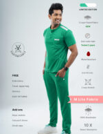 Customizable TECTOGREEN LIMITED EDITION - MLite Fabric / MANDARIN COLLAR / Straight Pant / 2 way Stretch(MaleFullset) MKZ157