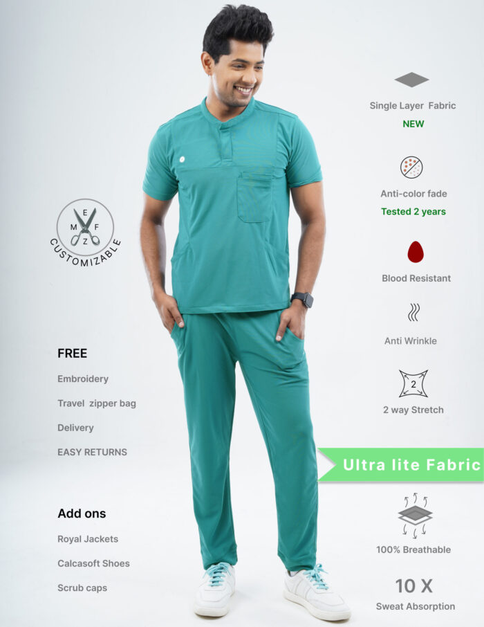 Customizable AQUABLAZE - Ultra Lite Fabric / Mandarin Collar / Jogger Pant / 2 way Stretch(MaleFullset) MKZ198 - Image 1