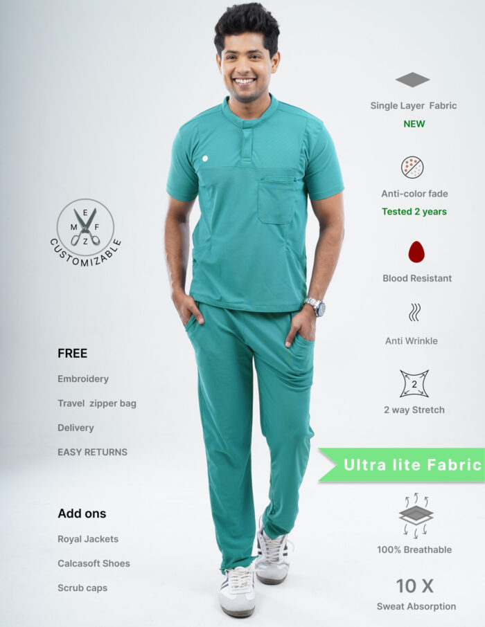 Customizable AQUABLAZE - Ultra Lite Fabric / Mandarin Collar / Straight Pant / 2 way Stretch(MaleFullset) MKZ199 - Image 1