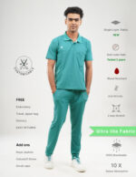 Customizable AQUABLAZE - Ultra Lite Fabric / Polo Collar / Straight Pant / 2 way Stretch(MaleFullset) MKZ203