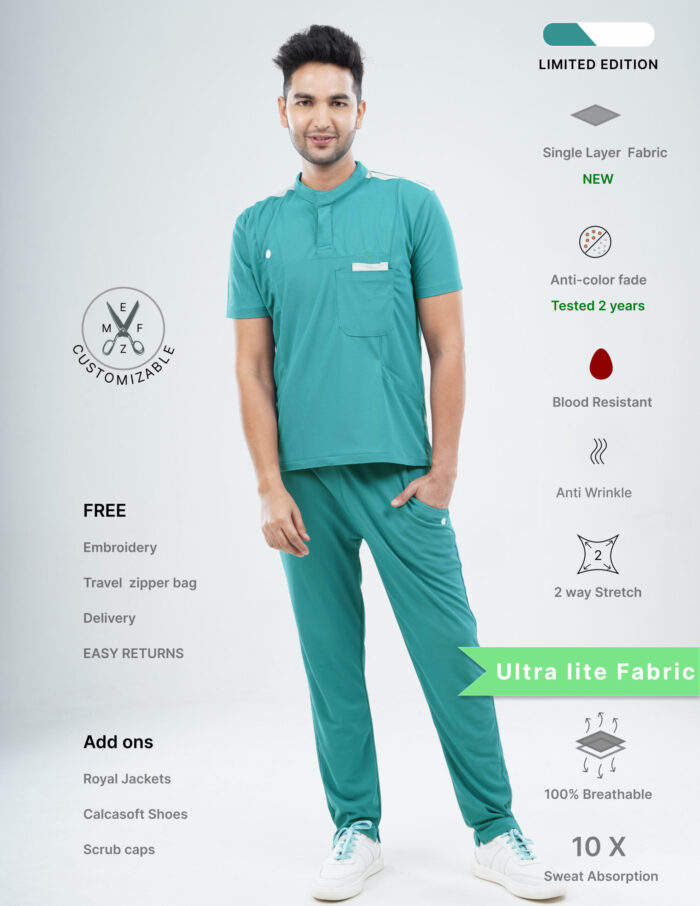 Customizable AQUABLAZE LIMITED EDITION - Ultra Lite Fabric / Mandarin Collar / Straight Pant / 2 way Stretch(MaleFullset) MKZ201 - Image 1