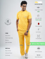 Customizable YEL LOVE LIMITED EDITION - Ultra Lite Fabric / Mandarin / Jogger Pant / 2 way Stretch(MaleFullset) MKZ236