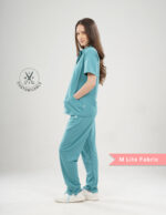 Customizable HYLORA TEAL - M Lite Fabric / Mandarin / Straight Pant / 2 way Stretch(FemaleFullset) MKZ40 - Image 4