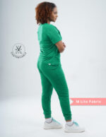 Customizable TECTOGREEN - M Lite Fabric / V Neck / Jogger Pant / 2 way Stretch(FemaleFullset) MKZ51 - Image 4