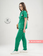 Customizable TECTOGREEN - M Lite Fabric / Mandarin / Straight Pant / 2 way Stretch(FemaleFullset) MKZ26 - Image 4