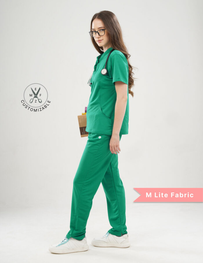 Customizable TECTOGREEN - M Lite Fabric / Mandarin / Straight Pant / 2 way Stretch(FemaleFullset) MKZ26 - Image 4