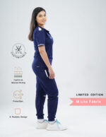 Customizable ORLIN NAVY LIMITED EDITION - M Lite Fabric / Mandarin / Jogger Pant / 2 way Stretch(FemaleFullset) MKZ54 - Image 3