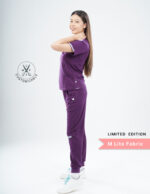 Customizable MERLOT WINE LIMITED EDITION - M Lite Fabric / Mandarin / Jogger Pant / 2 way Stretch(FemaleFullset) MKZ21 - Image 4