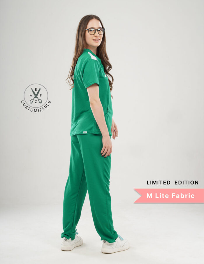 Customizable TECTOGREEN LIMITED EDITION - M Lite Fabric / Mandarin / Straight Pant / 2 way Stretch(FemaleFullset) MKZ28 - Image 4
